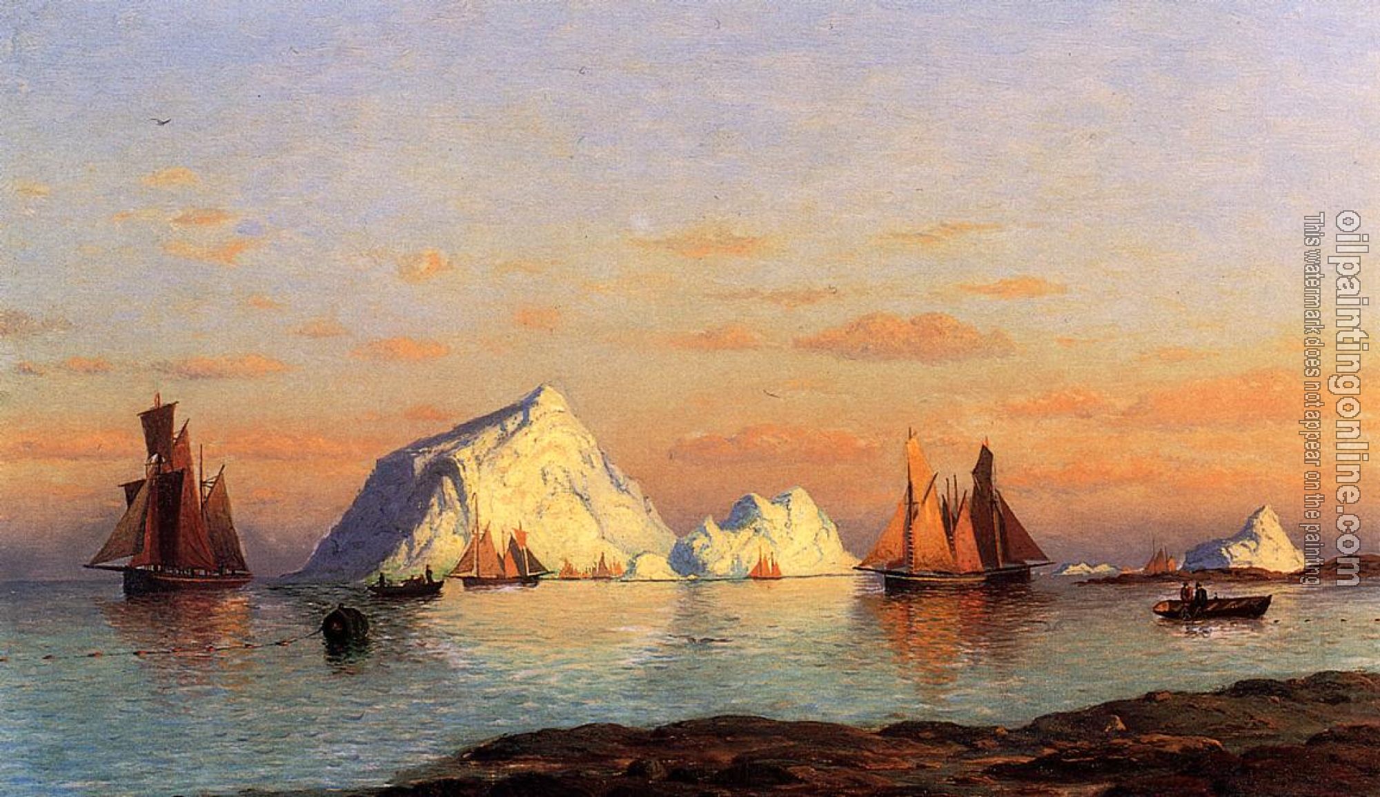 William Bradford - Fishermen off the Coast of Labrador